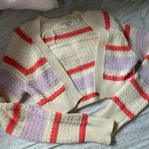 American eagle knitted tube top and tank set - Picture 1 of 6